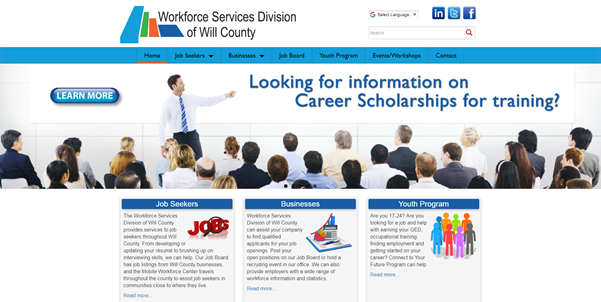 Workforce Services Division of Will County Home Page