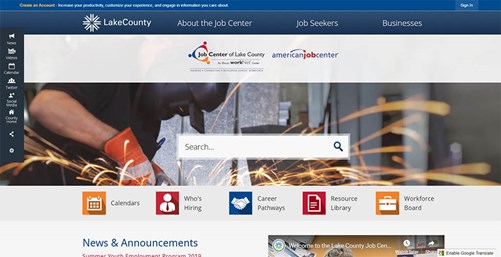 Lake County Workforce Development Department